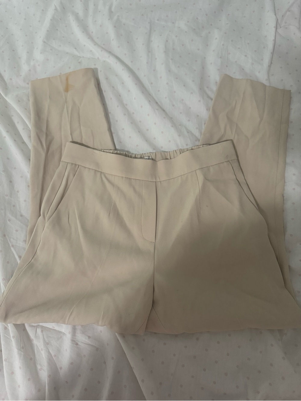 Aritzia Babaton Cream Trousers